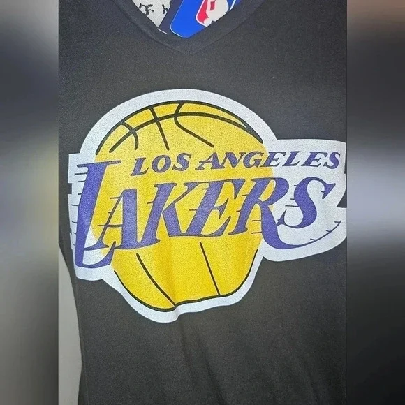 Fanatics Women's Los Angeles Lakers Lebron James #6 T-Shirt Size XL Black - Picture 4 of 11
